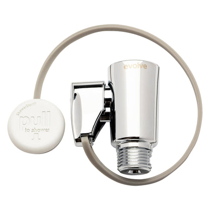 Evolve EV1003-CP-FB ShowerStart Thermostatic Shut-off Valve in Chrome Finish, Water- and Energy-Saving Valve for Bathroom Fixtures, Not Low Flow, Uniform Plumbing Code Certified