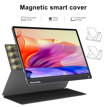 Dopesplay Portable Monitor for Laptop with Touchscreen, 15.6" FHD 1080P Second Laptop Monitor Extender with 5000mAh Battery for Laptops, MacBook, Phones, PS4/5, Xbox, Switch (NO Touch on iPhone)