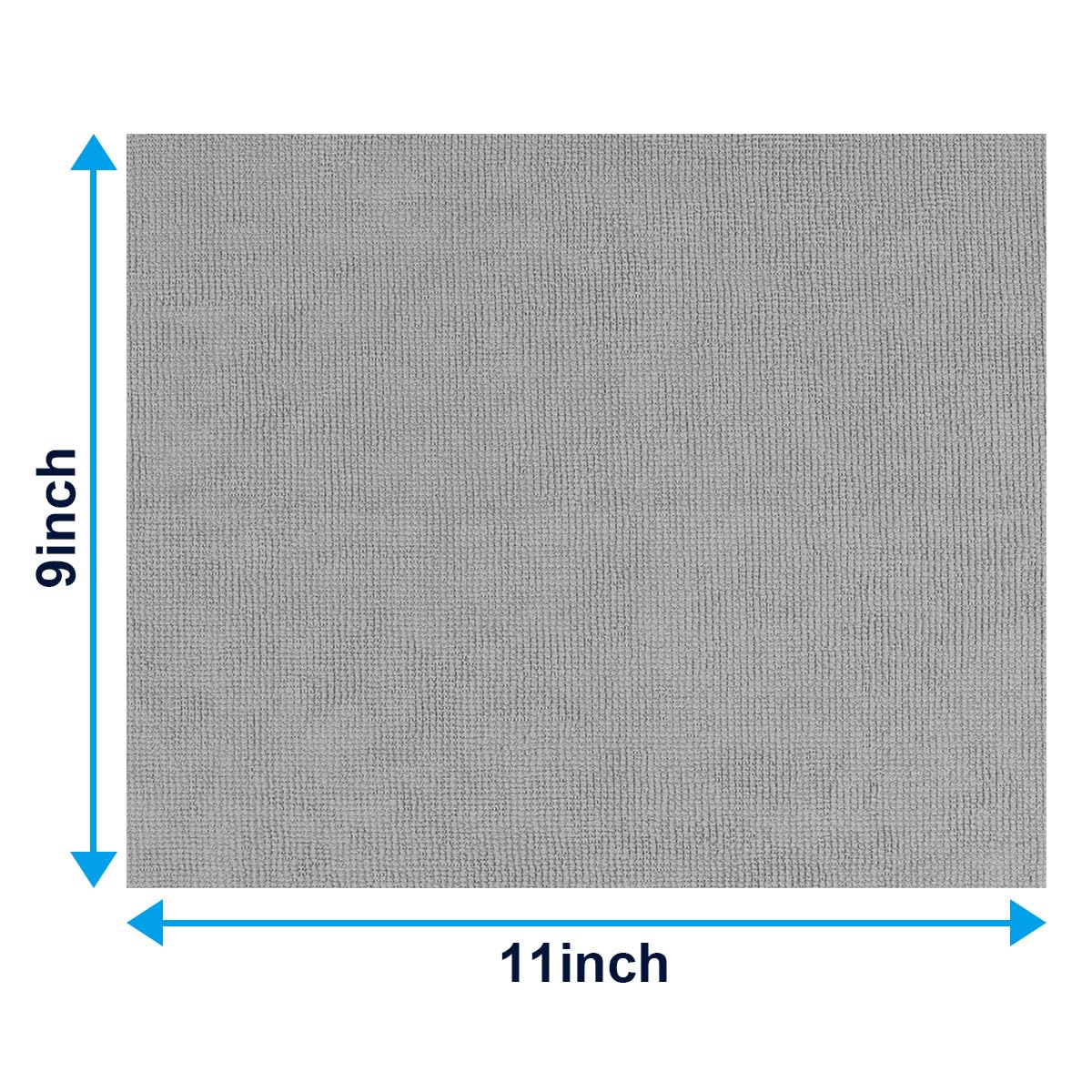 GLIMGLINT Microfiber Cleaning Cloth, 100 Pack Cleaning Rags, Lint-Free, Ultra Absorbent Reusable Paper Towels for Home, Kitchen, Car, Garage or Shop, Microfiber Rags, 11" x 9", Grey