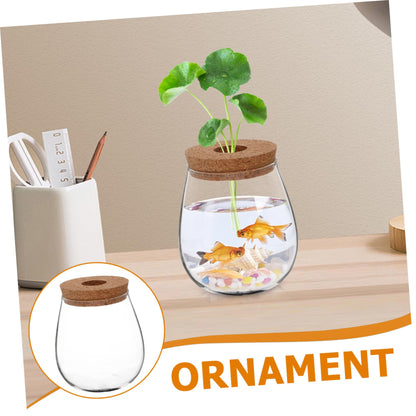 ifundom Creative Hydroponic Glass Vase for Plants Transparent Desktop Propagation Planter Elegant Terrarium for Indoor Greenery Low Maintenance Water Propagation Station for Spaces