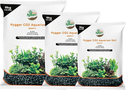 19.8Ib Shrimp Soil Water Grass Mud for Aquarium Fish Tank Aquascaping - Aquarium Substrate Soil for Shrimp Breeding and Plant Growth, No Washing Needed