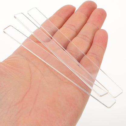 GANAZONO 48Pcs Acrylic Garden Markers Clear Plant Labels for Succulents Flower Pots and Planters Lightweight Easy to Insert Durable Plant Identification Stakes