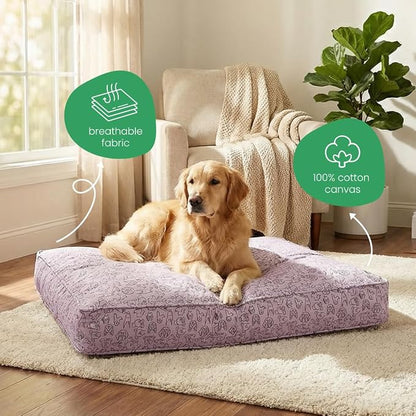 Molly Mutt Only You Dog Bed Duvet Cover, 100% Cotton Canvas Cover for Dog, Puppy, or Cat Bed, Durable, Washable, and Free of Harmful Chemicals, Huge, 36"x45"x5"