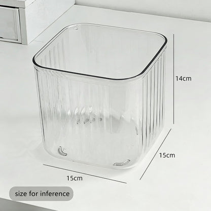 Mini Desk Trash Can Tiny Countertop Waste Basket Small Table Top Garbage Bin for Desk Top