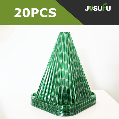 JUSUFU Garden Cloches for Plants,20 Pack Plant Covers Reusable Plant Bell Cover Protects Plants from Birds, Frost,Snails Etc.