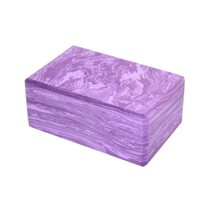 Hugger Mugger 4 in. Foam Yoga Block - Strong and Stable, Beveled Edges for Comfort, Most Favored Block Size, Helps with Alignment and Support in Many Poses