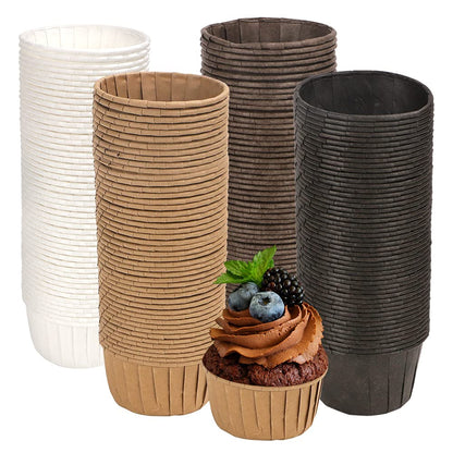200 PCS Cupcake Liners Muffin Standard Size, Baking Cups Greaseproof Wrappers Paper Cupcake Holders for Wedding Birthday Party Baby Showers Bakery Gift