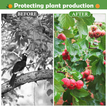 Tetutor 4PCS Fruits Tree Netting, 7.5 x 5.2 ft Large Ultra-Fine Mesh Tree Net for Cicadas with Drawstring,Bird Netting for Fruit Trees, Insect Mesh Neting for Garden Plants