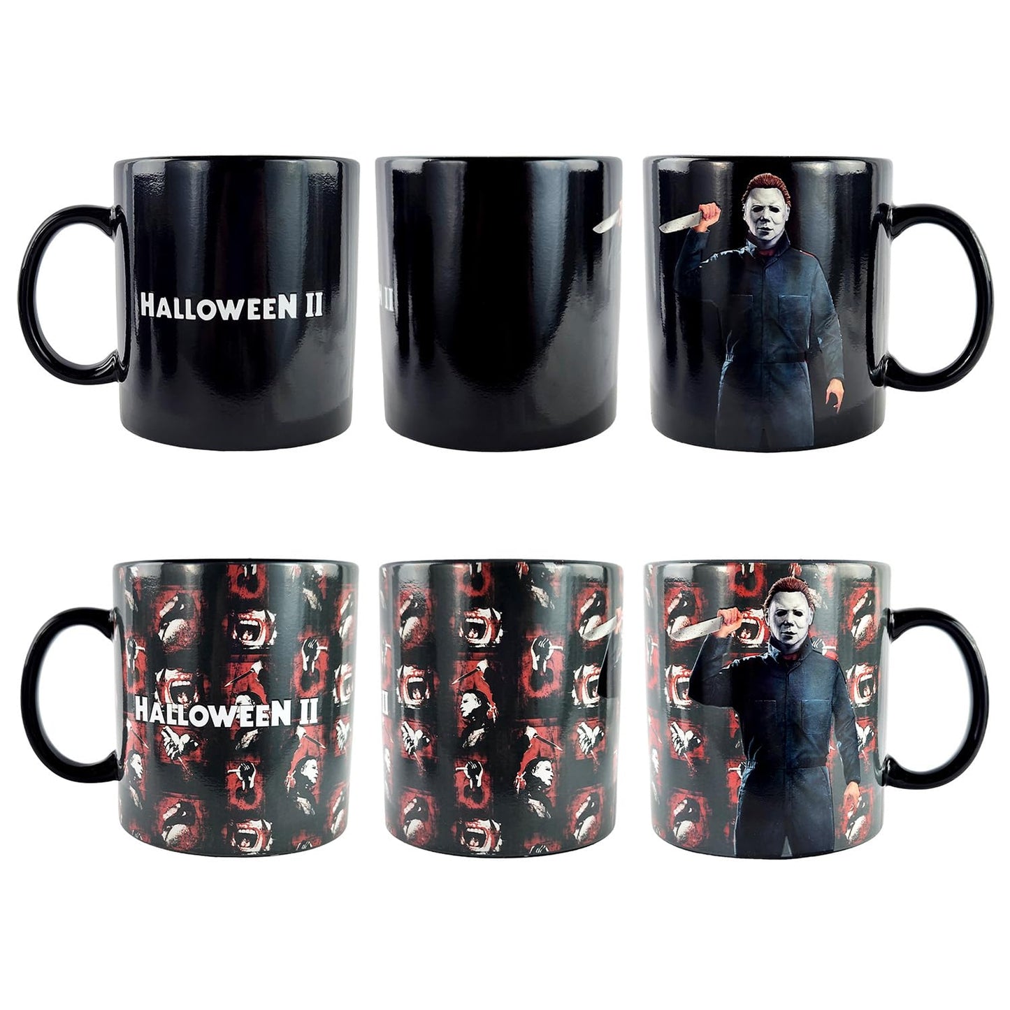 Surreal Entertainment Halloween II Mug Michael Myers Thermal Magic Scene Changing 15 oz Tea Coffee Cup