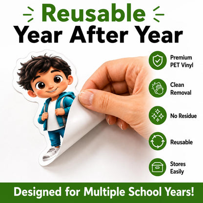 Hello Hallway Classroom Door Decorations for Teachers, Back to School | Reusable Peel & Stick Door & Whiteboard Decor Kit | Preschool Pre-K Kindergarten Classroom Decor | Teacher Supplies