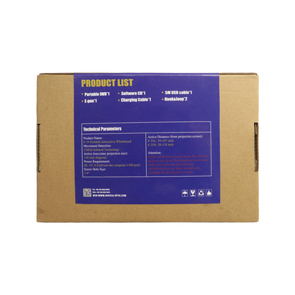 Interactive Whiteboard Converter Kit for Projectors (Windows Only) — Turns Any Wall or Board into a Smart Whiteboard, Ideal for Teaching, Meeting, Classroom