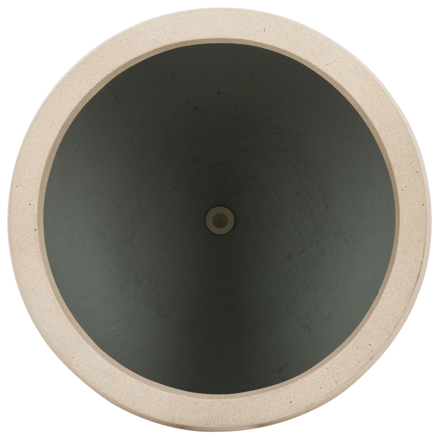 SAFAVIEH Outdoor - Jasper Beige Cement Ficonstone Planter Pot Set of 2 with Drainage Hole, Frost Resistant Garden Planters for Patio, Deck, Indoor Outdoor Use (PAT1535B-SET2)