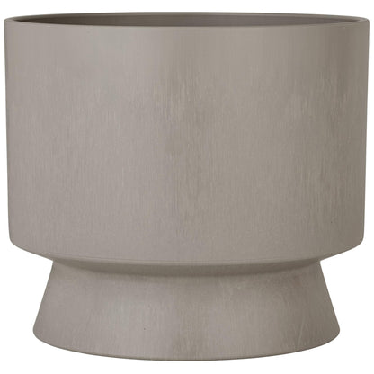 Rosendahl Recycled Flower Pot, Sand, 11.8" D x 10.4" H, Designed by Signe Wenneberg, Gift Box Included