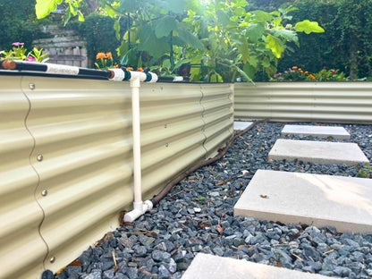Garden Grid Manifold - 15" Tall, Double Style | Link All of Your Garden Grids So They Water Together | Ideal for Side-By-Side Garden Grid Connections