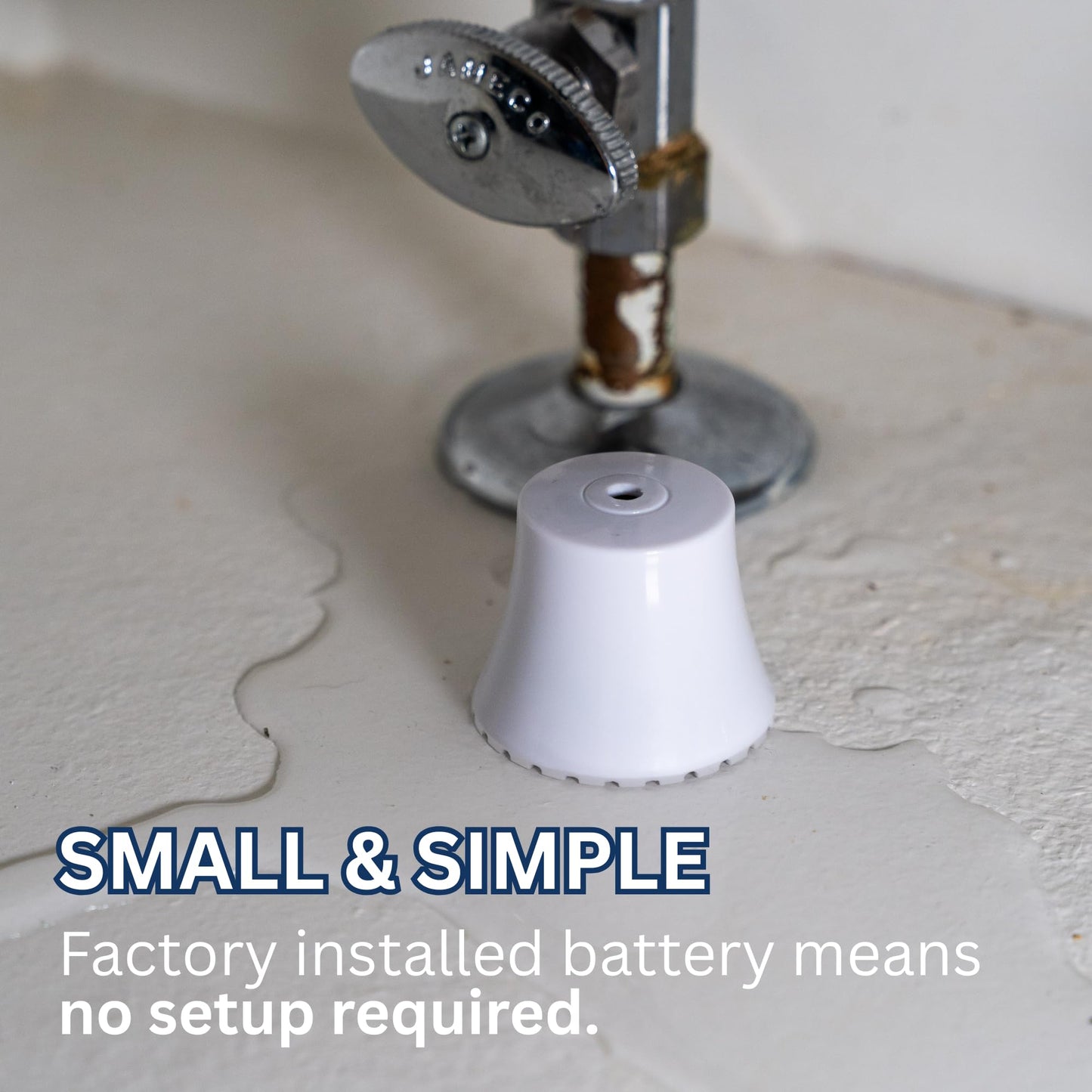 Flood Buzz Small Water Leak Alarm 6-Pack | Ready to Use, No Setup Required