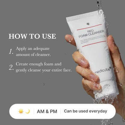 medicube PDRN Marshmallow Whip Cleanser | Face Wash, Cleansing Foam for Pore Care & Uneven Skin Tone | Gentle Daily Deep Cleansing | Hydrating and Nourishing Facial Cleanser | Korean Skincare