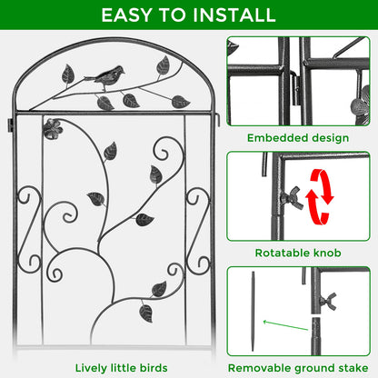 2 Pack Garden Trellis for Climbing Plants, 71 x 20 inch Rustproof Heavy Duty Metal Trellis for Climbing Rose Vine Clematis, Perfect for Premium Patio Decor & Luxury Outdoor Garden Design, Silver Gray