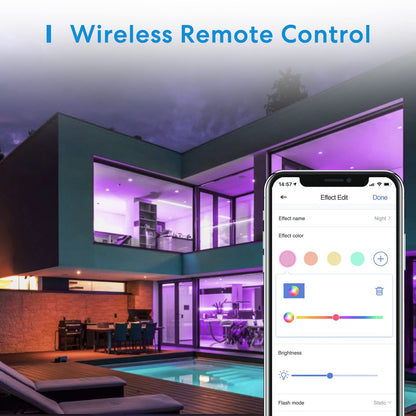 meross Smart LED Strip Lights Works with Apple HomeKit, 16.4ft WiFi RGB Strip, Compatible with Siri, Alexa&Google and SmartThings, App Control, Color Changing Led Strips for Bedroom, TV