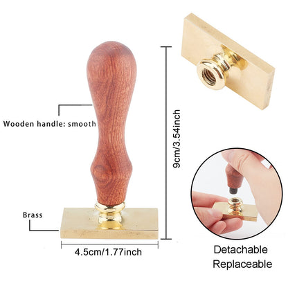 CRASPIRE Dragonfly Wax Seal Stamp Sunflower Sealing Wax Stamps Vine Retro Vintage Removable Brass Stamp Head with Wood Handle for Wedding Invitations Cards Gift Wrapping