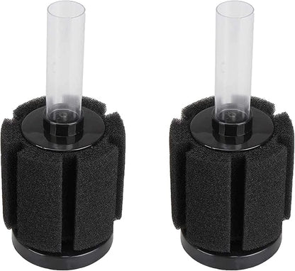 SunGrow 10-Gallon Betta Sponge Filter, Underwater Center Aquarium Filter, Attach it to Air Pump (Not Included) to Run, Works for Tropical Fish & Breeder Aquarium, Perfect for Fry & Small Fish, 2 Pcs