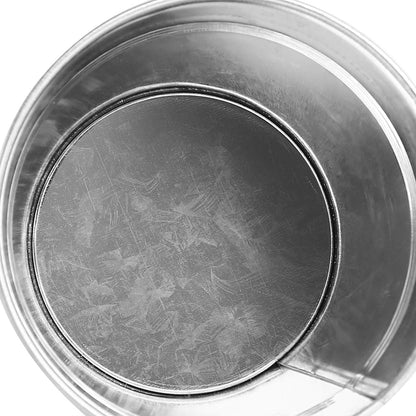 KINJOEK 8 Packs 4.72 x 4.72 x 3.54 Inch Galvanized Bucket Metal Planter, Silver Round Flower Metal Pots for Plants,Balconies,Centerpiece, Gardens, Patios, Office, Parties, Weddings