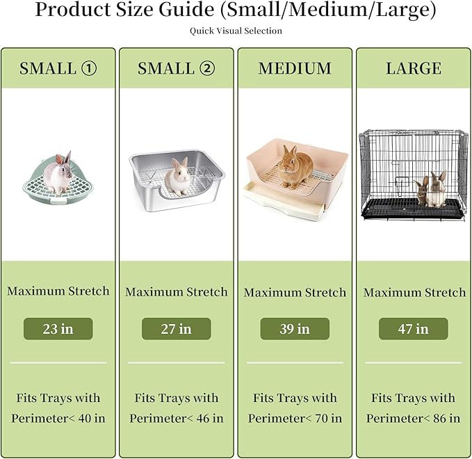 Disposable 50 pcs Small Animal Cage Liners, Rabbit Tray Film Liner Bunny Litter Pan Bags Guinea Pig Cage Toilet Plastic Film for Bird Hamster Chinchilla Hedgehog