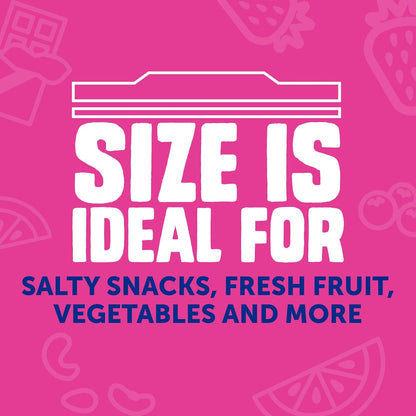 Ziploc Snack Bags with EasyGuide Texture, Small Plastic Storage Bags with Grip 'N Seal Technology, 280 Bags Total
