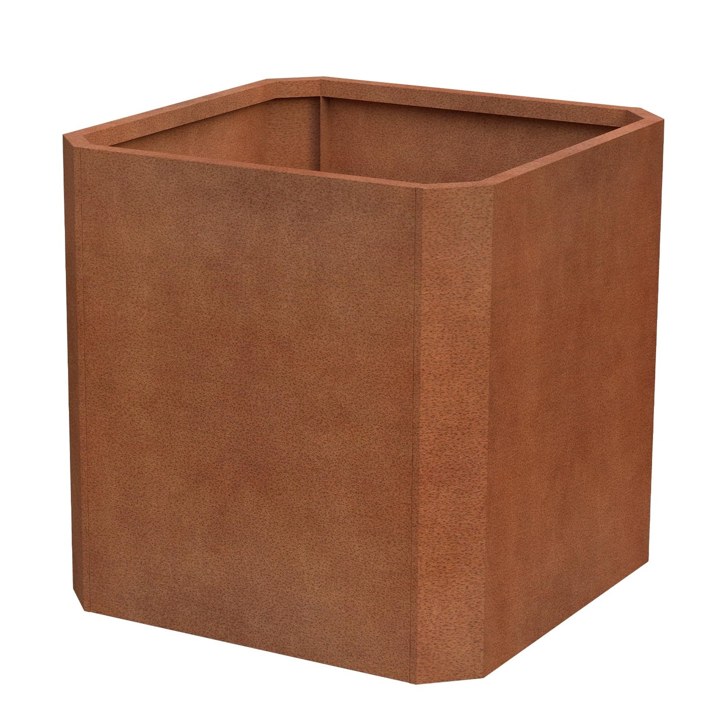 GJWCVL Corten Steel Planter Box-26"x26"x26"-Large Square Planter Matel -Outdoor Indoor- Heavy Duty Rustic Tall Planter Box Commercial Residential for Porch Patio Deck Home Backyard