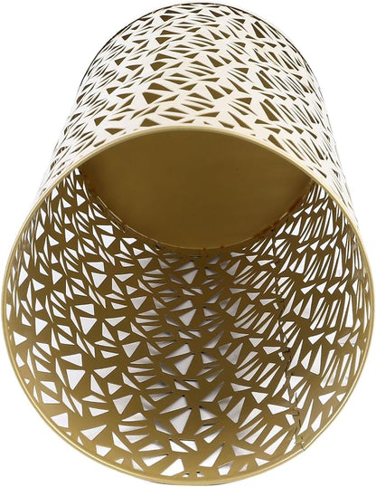 Umbrella Stand Rack for Entryway Metal Hollowed Freestanding Round Umbrella Holder Organizer Bin for Home Hotel Office Decor (Large)