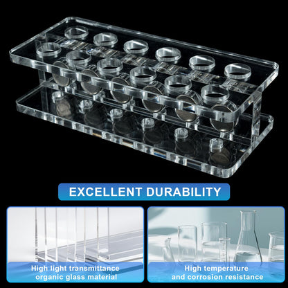 VISOSCI Compact Magnetic Separation Racks for Preliminary Magnetic Beads Purification, for for 1.5ml/2ml centrifuge Tubes, 12-Wells