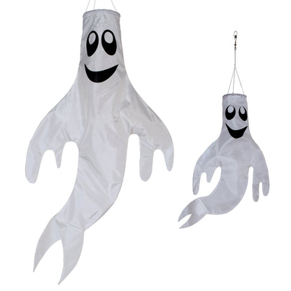 In the Breeze Large 43 inch Ghost Windsock Halloween Hanging Decoration,4978