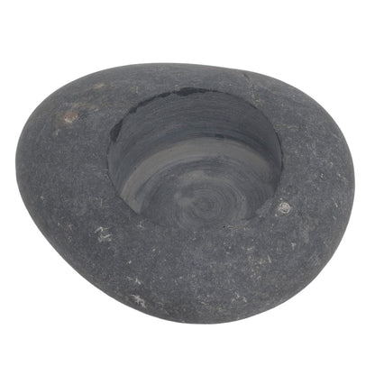 Handmade Stone Tealight Candle Holder, Sturdy and Compact Size Design Decorative Pebble Multifunctional and Lightweight Candle Holder for Wedding Home Decor