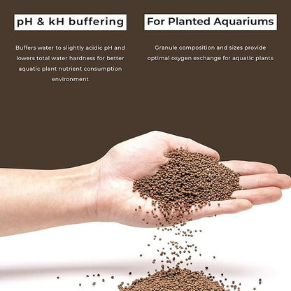 Ultum Nature Systems Controsoil - Freshwater Aqua Soil Substrate for Fish, Shrimp, Live Plant Propagation and Aquascaping - 6.8pH Low Ammonia, Volcanic Ash - Brown, Extra Fine (1 Liter)