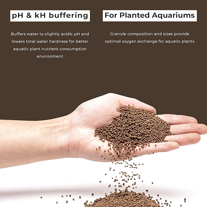 Ultum Nature Systems Controsoil - Freshwater Aqua Soil Substrate for Fish, Shrimp, Live Plant Propagation and Aquascaping - 6.8pH Low Ammonia, Volcanic Ash - Brown, Extra Fine (3 Liter)