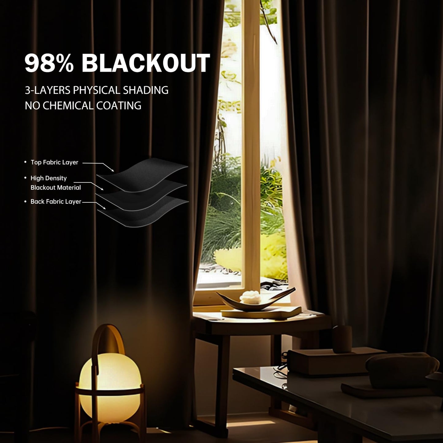 cbsroro Room Divider Curtains Ceiling Mounted Track Sets Extra Wide Blackout Curtain Flexible Tracks for Bedroom Privacy Partition Separator, 1 Panel Black Drape and White Rail, W8.3 x H7ft