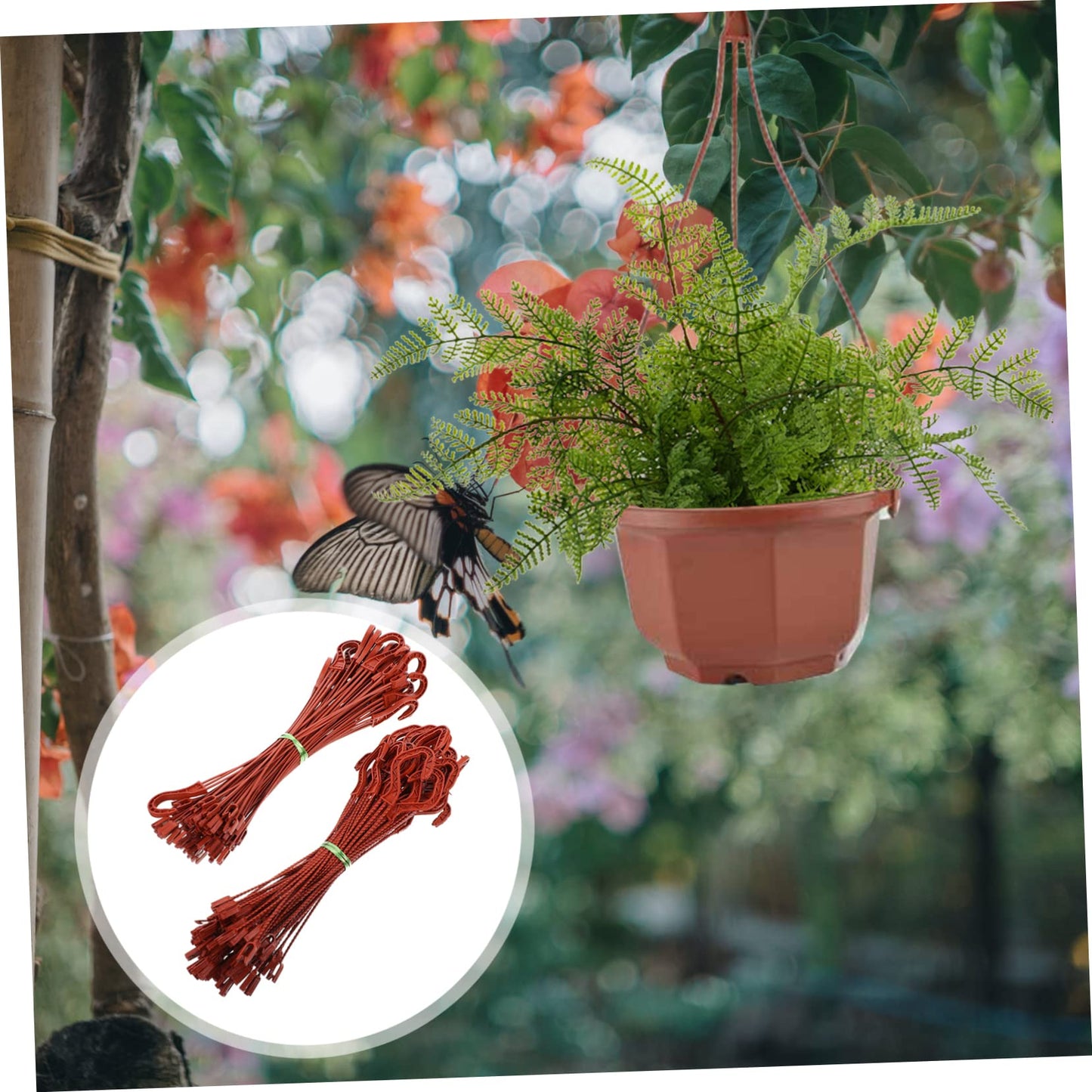BESTonZON 60pcs Flowerpot Hooks Versatile Plant Pot Hangers for Use Easy Installation Sturdy Plastic Material for Gardens Balconies and Home Decor