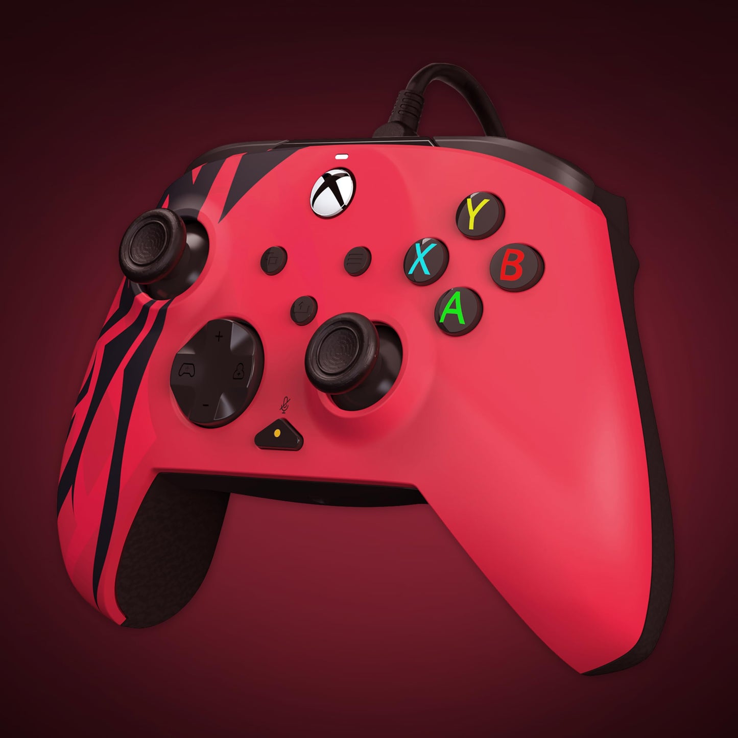 PDP Gaming Xbox Series X|S Red Bundle: REMATCH Wired Gamepad Controller & AIRLITE Wired Headset with Mic, Licensed Xbox One Gamepad, Customizable Joysticks/Triggers in App, Windows PC, Red and Black