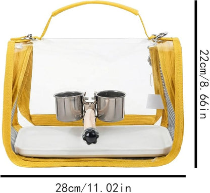 Genérico Bird Carrier Backpack | Backpack with Hanger for Bird Transport | Parakeet Carrier, Parrots, Parakeets, Nymphs, Conuros, Cockatiels: Outdoor, Camping, Holidays