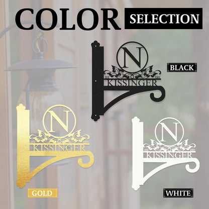 Duckbe Custom Name Decorative Metal Wall Hook Indoor and Outdoor | Personalized Wall Mounted Hanging Plant Hooks for Plant Lovers | Customizable Wind Chimes Hangers | Home Decor Gift for Mom Grandma