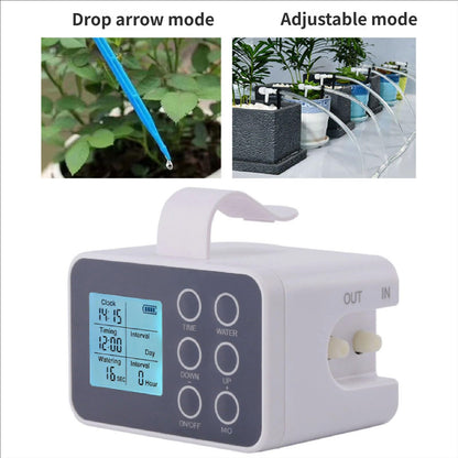 Adjustable Drip Irrigation Set for Housegreens with 15 or 20 Outlets and 300 Seconds Watering Duration Vacation Plant Watering Structure
