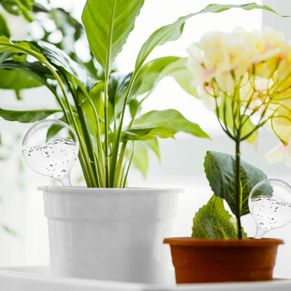 Jgalnim 20 PCS Clear Plant Watering Globes,Plastic Watering Bulbs,Self Watering Planter,Flower Automatic Watering Device for Plants Indoor,Outdoor,Flowerpot,Home Garden(Large,Medium,Small)