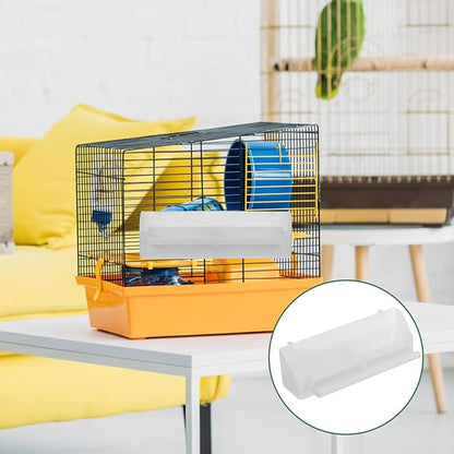 GANAZONO 2pcs Automatic Outdoor Bird Feeder Hanging Bird Seed Tray Anti-Splash Parrot Food Dispenser Suitable for Wild and Parakeets