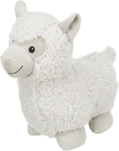 TRIXIE Be Eco Eyleen The Alpaca Plush Dog Toy for All Dogs, 10" Fun and Cuddly Squeaky Dog Toy, 96% Recycle Material