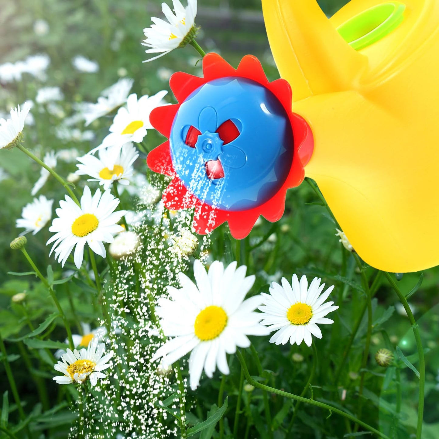 Plastic Watering Can Small Watering Can for Kids Outdoor Garden Flower Pool Beach Bath, Pack of 2 (Random Color)