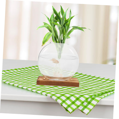 BESTonZON 1piece Modern Plant Decor Hydroponic Vase Glass Terrarium Jar Terrarium Container Creative Propagation Vase Plant Window