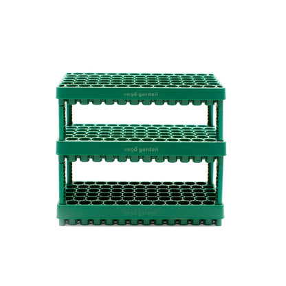Vego garden 10" x 20" 76 Cells Seed Starter Tray Stackable Seedling Starting Germination Trays for Plants Planting Vegetables Herbs Flowers, 3 Sets