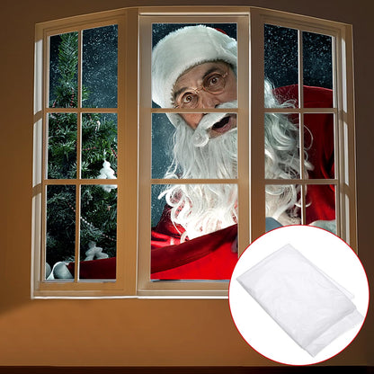 LIANGLIDE Rear Projection Screen Fabric, White Screen for Projector, Window Projection Film, 25x23x1 Cloth Rear Projection Screen for Virtual Halloween and Christmas Window Projection Videos (White)
