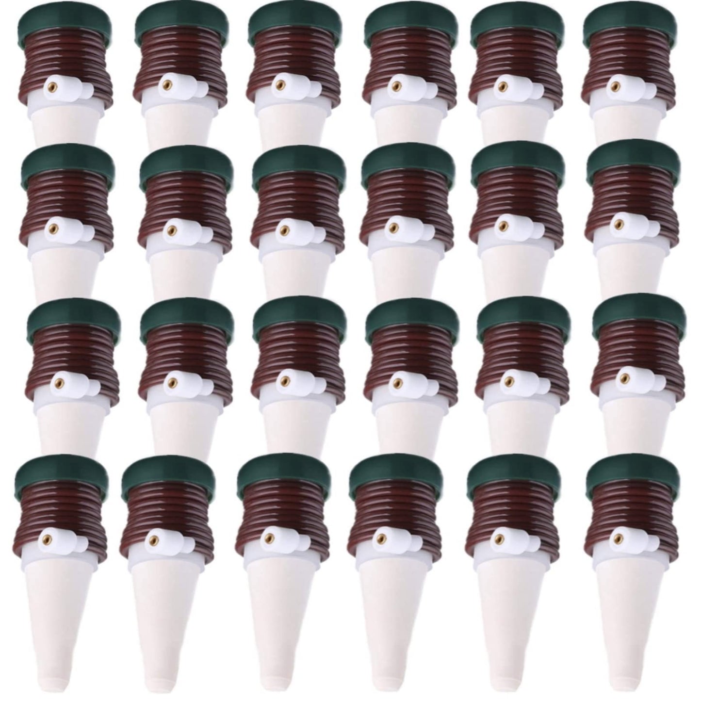 HESTYA 24 Pack Plant Self Watering Stakes Insert Automatic Watering Devices Self Watering Spikes Indoor Outdoor Plant Watering for Vacation