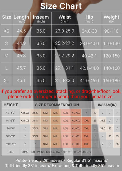 YEOREO Workout Leggings Womens No Front Seam Straight Leggings 35" High Waist Buttery Eddiy Gym Yoga Pants Black Berry Purple L