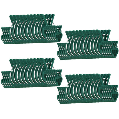 Yinghezu 80 Pcs Plant Support Clips,Flower and Vine,Garden Tomato Plant Support Clips for Supporting Stems,Vines Grow Upright Climbing,Tool for Straightening,Tomato Cage,Trellis. 2 Sizes in one Pack